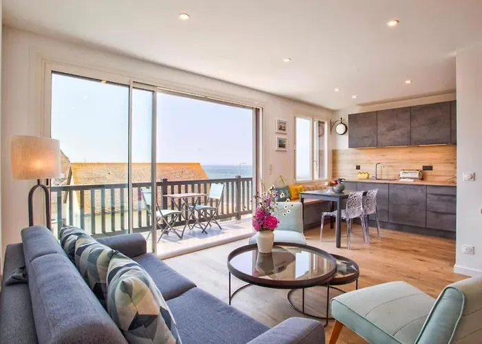 Apartment Les Forges-f2 Front De Mer-4 Pers, Wifi & Parking Blonville-sur-Mer